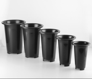 plastic nursery pots Wholesale PP Orchid Pots Different Size Orchid Flower Pots suitable for Garden plant cultivation