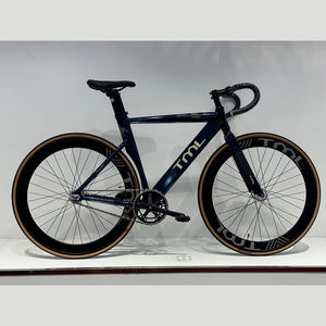 Vélo de piste personnalisé à vitesse unique en alliage d'aluminium Vélo de course Bicicletas Flip Flop Hub Gear Cycle 700C Vélo à pignon fixe - Product Image 3