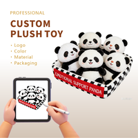 Nouvelle Peluche Personnalisée Super Douce, Panda Emotionnel Réaliste de Dessin Animé, Fabricant de Jouets en Peluche