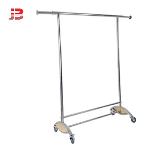 Retail Display Racks Shelves Metal Fashion Retail Clothing Displays Rack Shelf Adjustable