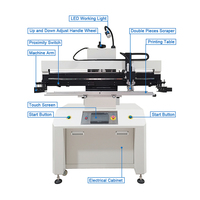 Imprimante semi-automatique à servomoteur YX32125 pour pochoirs, machine d'impression de pâte à souder pour PCB sur ligne de production SMT
