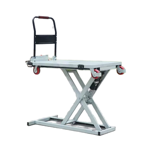 Sıcak satış elektrikli kaldırma Platform makas asansörler hidrolik kargo arabası açık kasa kamyon sepeti Van yükleme ve boşaltma için - Product Image 4