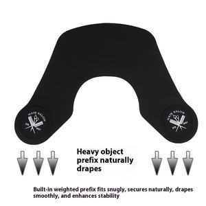 Châle de coiffure en silicone imperméable anti-casse pour la teinture permanente Écharpe de coupe de cheveux antiadhésive spéciale pour Cape de coiffure - Product Image 4