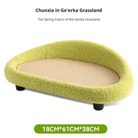 Griffoir pour chat avec canapé intégré et nid en tissu, résistant aux rayures, grande taille