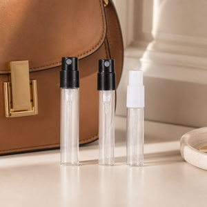 Clear Glass <b>Perfume</b> Tester Spray <b>Bottle</b> 2ml 3ml <b>5ml</b> Leak-Proof Mini Refillable Liquid Sample Vial with Pump - Product Image 1