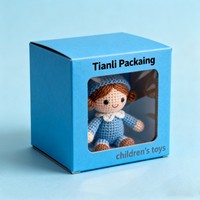 Boîte en carton ondulé avec poignée personnalisée, boîte à pizza avec impression couleur, boîte d'emballage promotionnelle pour cadeaux