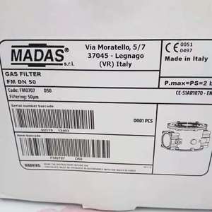 MADAS Gas Filter FM Series Madas Filter FM DN150 DN200 Threaded Interface STOCK ORIGINAL - Product Image 3