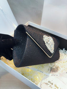 Fashion ladies Party <b>Wedding</b> Evening Bags Women Bling Diamond <b>Clutch</b> Handbag Luxury Crystal Purse Rhinestone Women's tote bags - Product Image 2