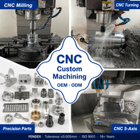 Fabricant de pièces usinées CNC sur mesure en acier inoxydable et aluminium, usinage de précision CNC 5 axes