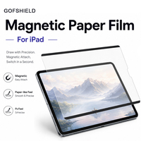 Film de protection magnétique pour iPad Pro/Air 11/13 10.9 10e génération A16, compatible avec toutes les tailles, personnalisable, OEM/ODM, anti-traces de doigts