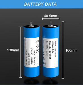 بطارية أسطوانية ليثيوم فوسفات الحديد C40 46160 بسعة 20 أمبير و22 أمبير و15 أمبير وجهد 3.2 فولت من Ubppower، متوفرة في المخزون الأوروبي - Product Image 5