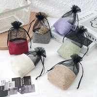 En stock emballage d'aromathérapie sachet vide respirant pour l'élimination du formaldéhyde sac Buggy en charbon actif de bambou