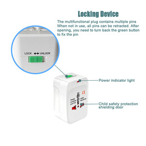Kit <span class=keywords><strong>de</strong></span> Viaje al por Mayor <span class=keywords><strong>de</strong></span> Fábrica: Adaptador Universal, Etiqueta para Equipaje y Báscula con Regla para Viajar por el Mundo - Product Image 6