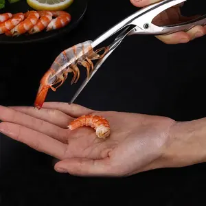 Shrimp Prawn Peeler Edelstahl Prawn Dev einer Peel Device Kreative Küche Kochen Meeres früchte Werkzeuge Küchen helfer