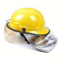 Support de lampe de poche en option, protection du cou pour casque de pompier, bandes réfléchissantes, coque rigide durable, résistant au feu, pour la lutte contre l'incendie