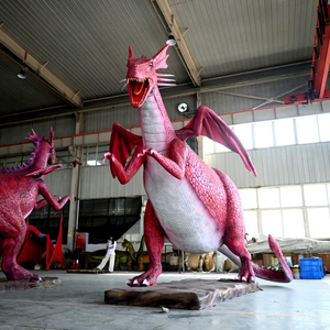 Producto Gecai Monster - Modelo de Dragón Animatrónico de Resina de Tamaño Real con Diseño de Noria - Product Image 1