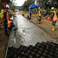Géocellules perforées texturées en HDPE pour la stabilisation du gravier, en plastique, 330 mm, à structure alvéolaire soudée, pour le renforcement et la protection des pentes