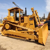 Les bulldozers d'occasion CAT D9R avec transmission hydraulique et conduite confortable se vendent bien en Algérie