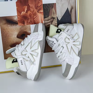 <b>Mens</b> Spring Versatile Thick Soled Multicolor Board <b>Shoes</b> Niche Design Sports Interior Height Increasing Trendy Skateboard <b>Shoes</b> - Product Image 5