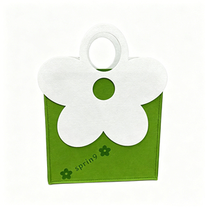 <span class=keywords><strong>Sac</strong></span> à <span class=keywords><strong>main</strong></span> en feutre chic et moderne, motif floral de dessin animé, <span class=keywords><strong>sans</strong></span> poignée, idéal pour les trajets quotidiens, emballage cadeau pour filles - Product Image 3