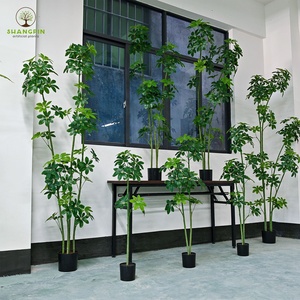 Shangpin Look vera pianta artificiale <span class=keywords><strong>di</strong></span> plastica verde palma finta <span class=keywords><strong>Bonsai</strong></span> foglie in vaso decorativo fazu piante per decorazioni per la casa - Product Image 4