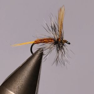 Mosca Adams al por Mayor # 14 Señuelos de Pesca Artificiales Tipo Paracaídas para Trucha, Mosca Seca, Mosca Adulta, Caddis Volador o Mosquillo - Product Image 6