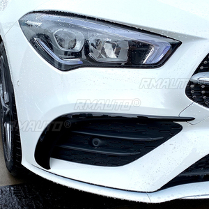 Car Front Bumper <b>Splitter</b> Side Spoiler Air Vent Body Kits Trim for Mercedes-Benz CLA-Class C118 CLA200 260 2020-2022 Car Styling - Product Image 6
