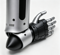 Prototype de main robotique bionique CNC 5 axes sur mesure, usinage de précision, modèle de main prothétique médicale pour la R&D robotique, échantillon Chine