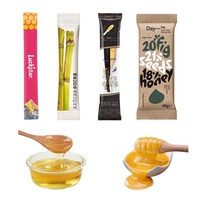 Machine automatique 6 voies pour le remplissage, le découpage et le collage de sachets de forme irrégulière pour jus, liquides et pâtes visqueuses