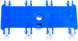 Rueda profesional de 14 \ "con mango giratorio de Metal con cabezal de vacío Flexible automático de alta calidad para uso en <span class=keywords><strong>piscina</strong></span> - Product Image 4