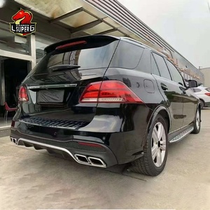 Nouveau kit carrosserie GLE63 <span class=keywords><strong>LEGAI</strong></span> pour Mercedes-Benz ML 2012-2015 W166 Facelift AMG, matériau Ptactic, couleur noire, installation facile par vis. - Product Image 4