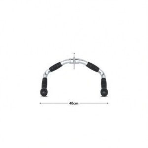 Barra de tracción HB Sport de 40 cm con agarre de espuma para equipo de entrenamiento en casa - Product Image 1
