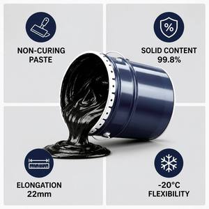 Pintura Líquida Ecológica Auto-Reparable para Reparación de Grietas <span class=keywords><strong>en</strong></span> Techos de Hormigón, Revestimiento Impermeable de Asfalto de Goma Sin Curado - Product Image 2