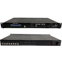 Equipo Digital de Entrada KUNUOMAGIC, Sintonizador DVB-T2 de 4/8 Canales, Re-Modulador ASI RF QAM Multicanal para Transmisión de TV (5 Años de Garantía)