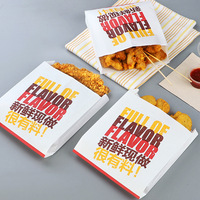 Sacs à Snacks Anti-Graisse et Imperméables de Qualité Alimentaire – Impression Personnalisée pour Frites, Poulet Frit, Gaufres et Emballages Fast-Food