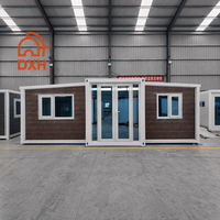 Vente en gros d'usine, maison conteneur préfabriquée en structure acier personnalisée, extensible et pliable, avec panneaux sandwich, pour habitation