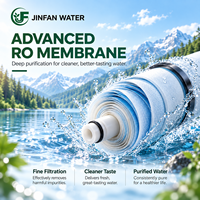Purificateur d'eau RO sous évier, design compact, membrane RO, filtration en 4 étapes, contrôlé par application, 600 GPD, télécommande, JINFAN WATER