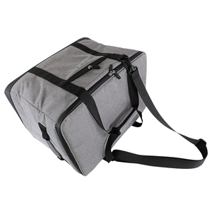 Sac à lunch isotherme pliable extra large et robuste, étanche, 45L, en polyester 600D, avec poche avant et fermeture éclair - Product Image 5