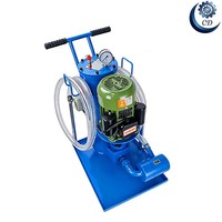 Chariot de filtration d'huile hydraulique portable avec manomètre pour outils de machine, fabriqué aux États-Unis et au Canada