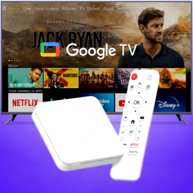 H96 4K Streaming Media Player Smart Internet Ott Super Box Premium Google Android 14 -top TV Europe France Germany UK