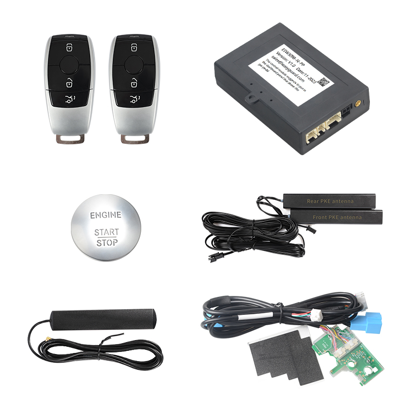 EASYGUARD Smart Key Upgrade The Push Button Start And PKE Fit For Benz FBS4 2014 and later years with turn key start only