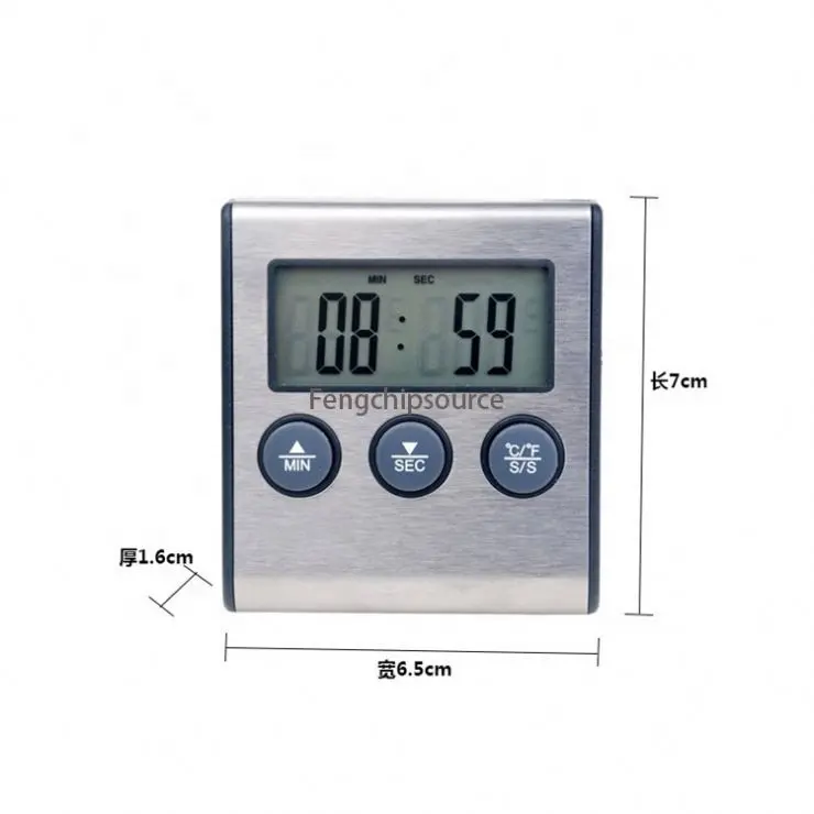 TP700プローブ温度計バーベキュー温度計食品温度計タイマーアラーム機能