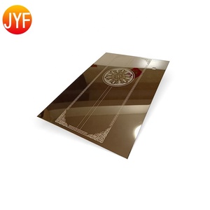 Plat Baja Tahan Karat EL262 304 Warna 8k <span class=keywords><strong>Mirror</strong></span> <span class=keywords><strong>Etched</strong></span> Sheet Ss 304 316 Lembaran Baja Tahan Karat Dekoratif Panel Lift - Product Image 6