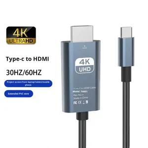 <span class=keywords><strong>สาย</strong></span> <span class=keywords><strong>HDMI</strong></span> คุณภาพสูงสำหรับโทรศัพท์มือ<span class=keywords><strong>ถือ</strong></span>กับทีวีประเภท C และ Type C ไปยัง <span class=keywords><strong>HDMI</strong></span> 4K <span class=keywords><strong>สาย</strong></span>2เมตรและสาย <span class=keywords><strong>HDMI</strong></span> สำหรับ<span class=keywords><strong>มือ</strong></span><span class=keywords><strong>ถือ</strong></span><span class=keywords><strong>กับ</strong></span>ทีวีประเภท C - Product Image 4