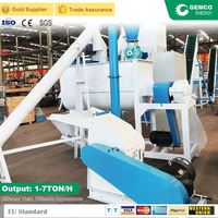 Coût d'un projet d'usine d'aliments pour bétail GEMCO de haute capacité 1t/h en Inde