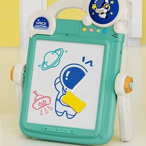 Juguetes Educativos <span class=keywords><strong>Montessori</strong></span> para el Aprendizaje Temprano de Niños, Bloques de Construcción DIY, Juguete Educativo de Doble Cara, Pizarra de Dibujo - Product Image 2