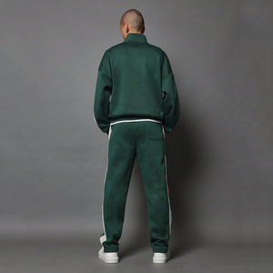 <span class=keywords><strong>Tuta</strong></span> Sportiva da <span class=keywords><strong>Uomo</strong></span> in Cotone Traspirante di Alta Qualità, Stile Vintage, Tinta Unita, Adatta per l'Inverno - Product Image 2