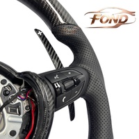 Volant sport en fibre de carbone personnalisé avec LED pour BMWE81 E82 E87 E88 F01 F02 F10 F20 F30 F32 F80 F82 E90 E91 E92 E93 E70 E71 E72