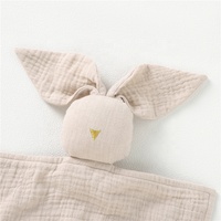 Couverture doudou lapin en coton biologique doux et mignon pour bébé - Offre spéciale