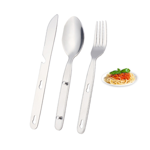 3 Trong 1 Ngoài Trời Có Thể Gập Lại Có Thể Tháo Rời Dao Muỗng Nĩa Du Lịch Văn Phòng Đa Chức Năng Bộ Đồ Ăn Di Động Cắm Trại Bộ Dao Kéo - Product Image 6